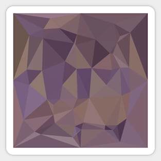 Medium Purple Abstract Low Polygon Background Sticker